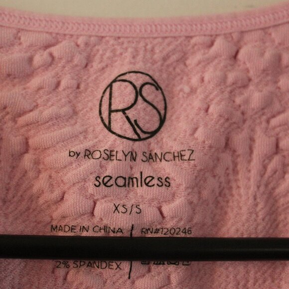 Roselyn Sanchez Pink V Neck Tank Size XS/S - Picture 3 of 8